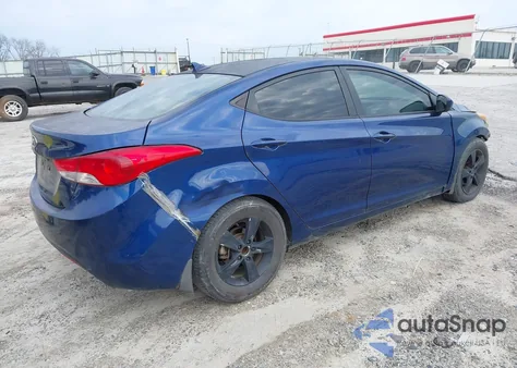 2013 Hyundai Elantra Gls from USA, damaged, VIN KMHDH4AE3DU748991